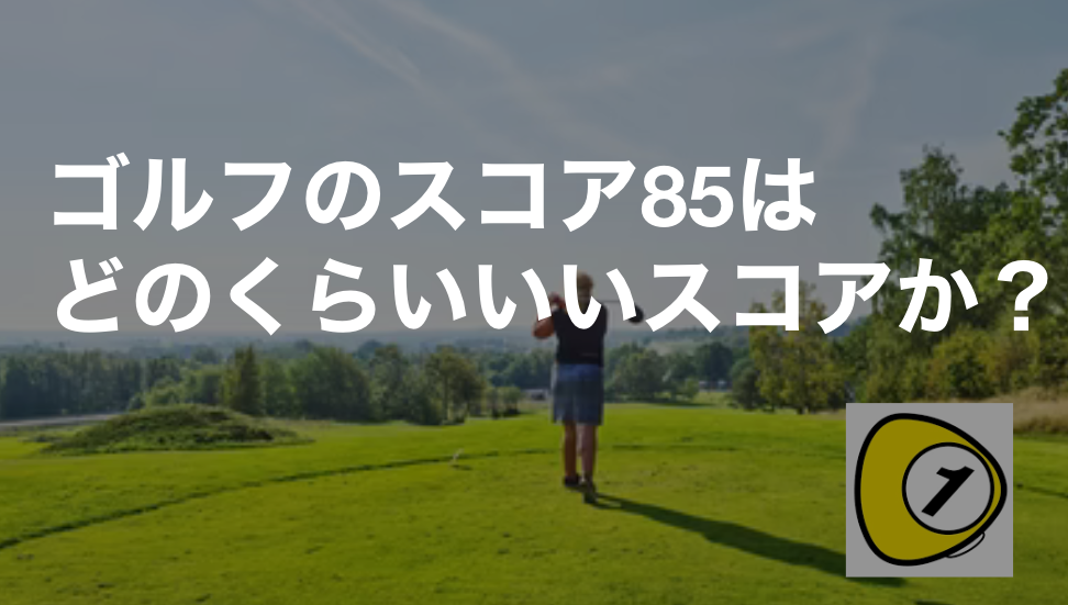 ゴルフスコアカウンター_ゴルフのスコア85はどのくらいいいスコアか？